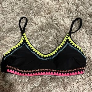 Classic black neon bikini top form target S!!